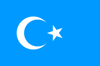 East Turkestan (prohibited) flag